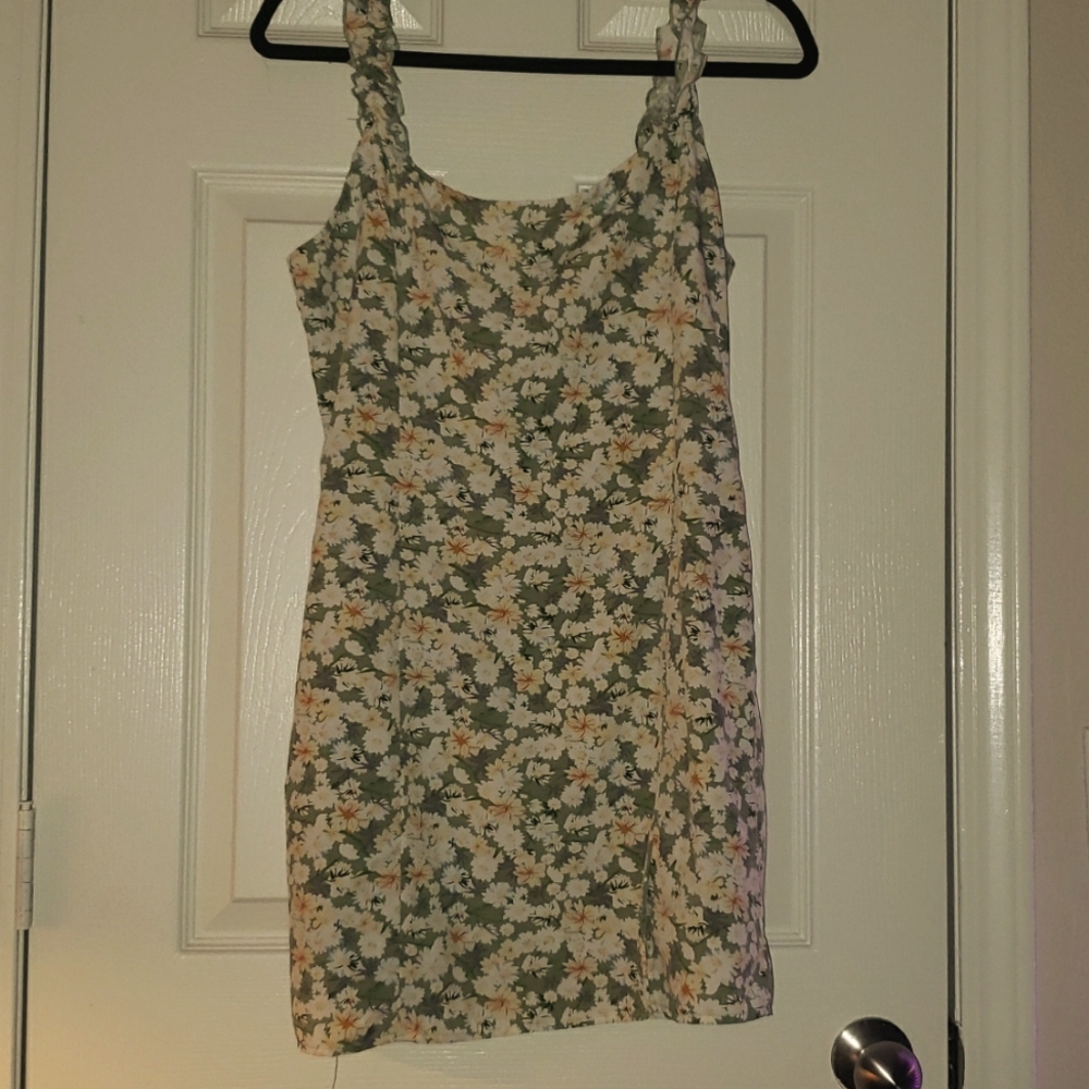 Green Floral Dress